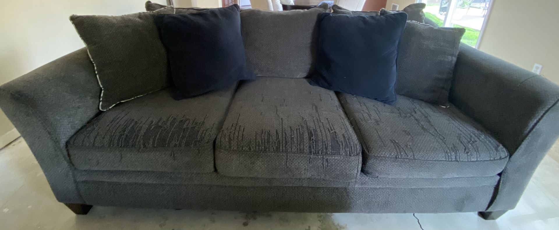 Couch, Chair And Storage Ottoman 