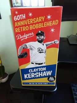 Retro Clayton Kershaw bobblehead