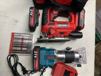 Rechargeable woodworking trimming Machine DRT50S Kit