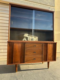 Mid century hutch by Stanley