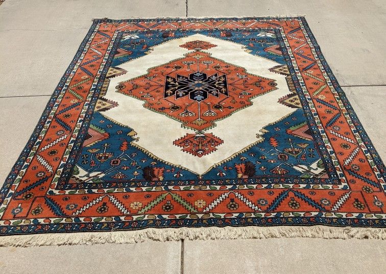 Semi Antique (1969) Hand Knotted Oriental Rug