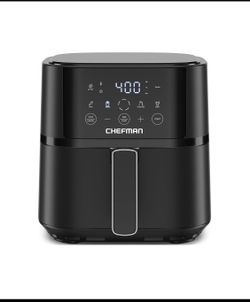 New Other Chefman 4 QT Compact Air Fryer With Touchscreen Controls, Black