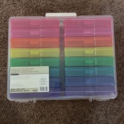 New Large Photo & Craft Keeper Organizer -16 Containers In A Set