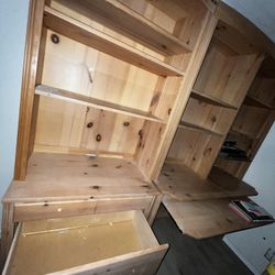 computer desk cabinet