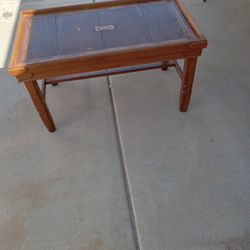 Small Wooden Coffee Table 31x17x17 