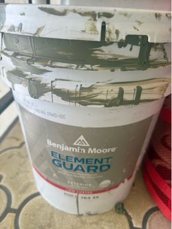 Benjamin Moore 5 gallon bucket of exterior Paint 250 OBO