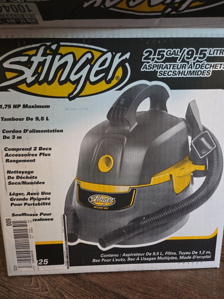 Stinger Wet/Dry Vac