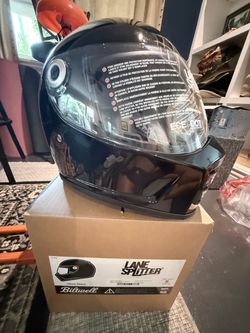 Biltwell Lane Splitter Full-Face Helmet Gloss Black