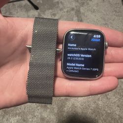Apple Watch Series 7 42MM GPS/LTE W/metal Band