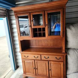 Hutch Front Glass Cabinet 