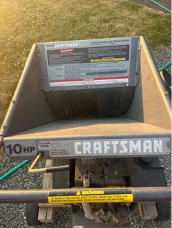 Craftsman 10hp chipper/shredder