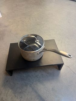 Stainless Steel Saucepan with Glass Lid