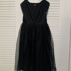 Junior Black Dress