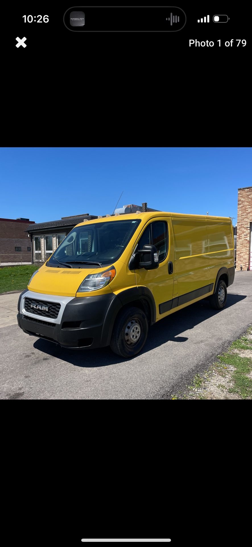 2020 Ram ProMaster1500