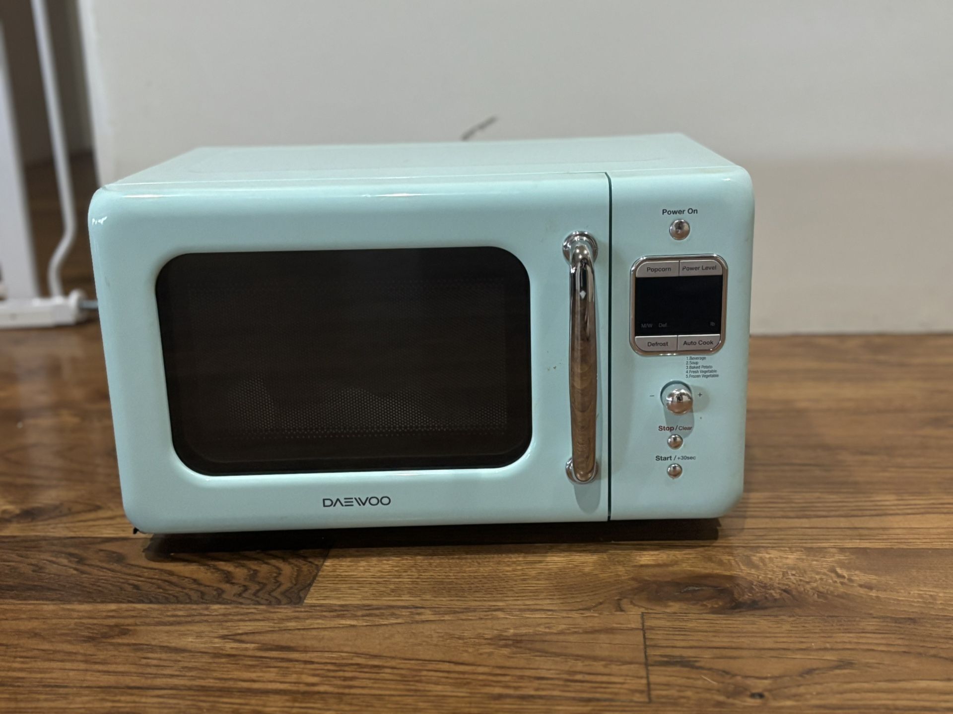 never been used microwave