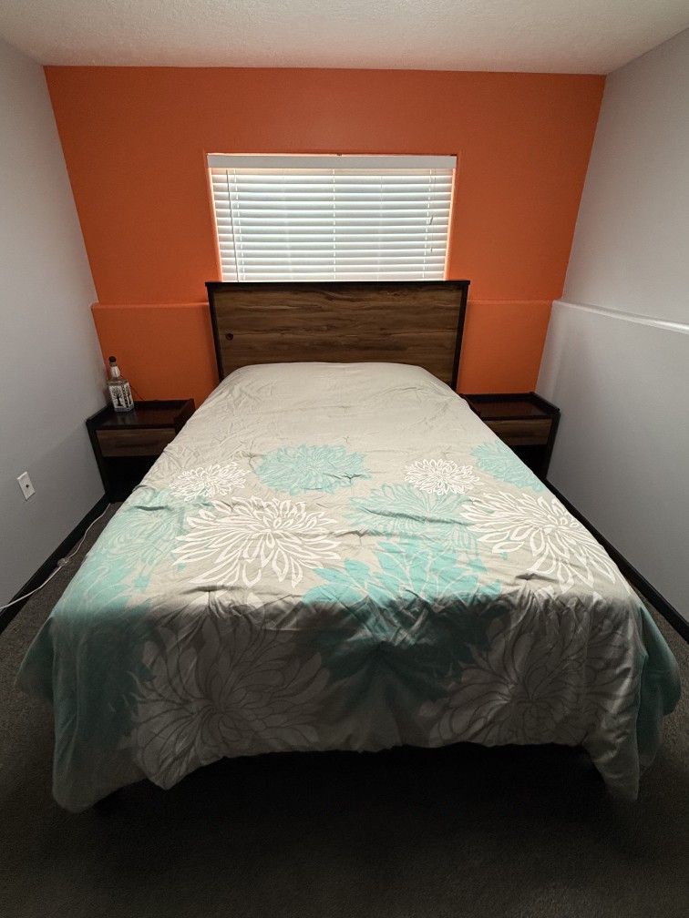 Queen Bedroom Set With Necter Mattress 