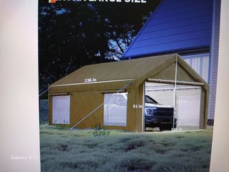 Portable garage car port tent
