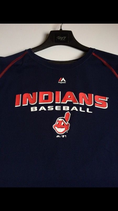 Cleveland Indians Majestic Baseball Warm-up Jersey