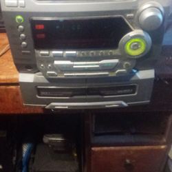 Panasonic AK-57 Stereo/CD Player/Changer/Cassette Player