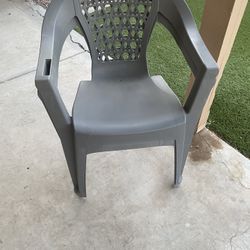 Two Plastic Chairs 