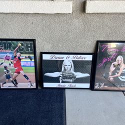Jennie Finch Softball Posters With frame