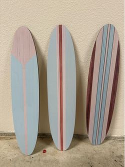3 pieces surfboard wall decor