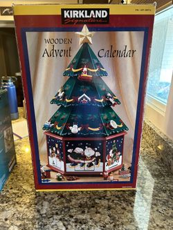 Kirkland Wooden Tree Advent Calendar for Sale in Tempe, AZ - OfferUp