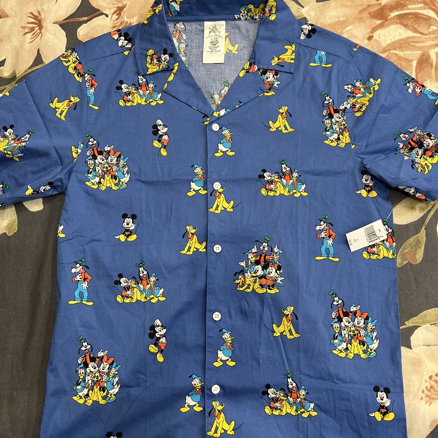 Disney Mickey and Friends button down shirt.