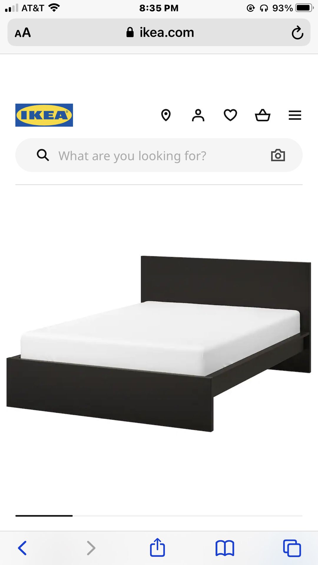 Ikea Malm Full Bed Frame 