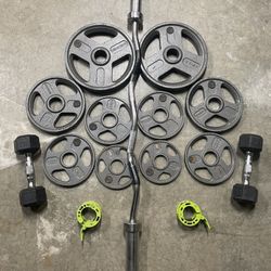 Curl Bar Weight Set 