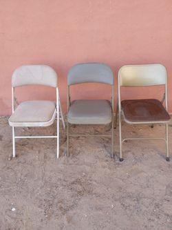 Folding chairs ( all 3 for $25)