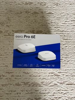 Eero Pro 6E Tri-Band Mesh Wi-Fi System 2-Pack
