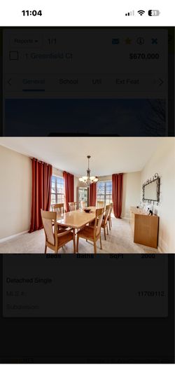 Beautiful Dining Room Set