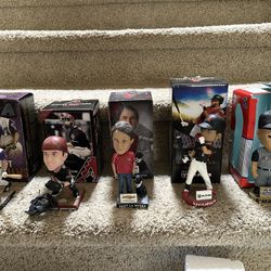 Arizona Diamondbacks Bobble Heads Lot Of 5 (lot4) 