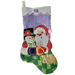 Completed Felt Stocking