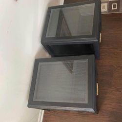 2 Black End Tables