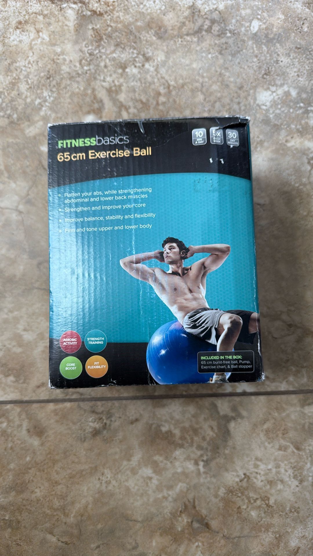 Fitness Basics 65 cm Exercise Ball