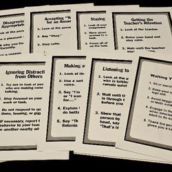 Educational Teaching Students Appropriate Behaviors, Laminated