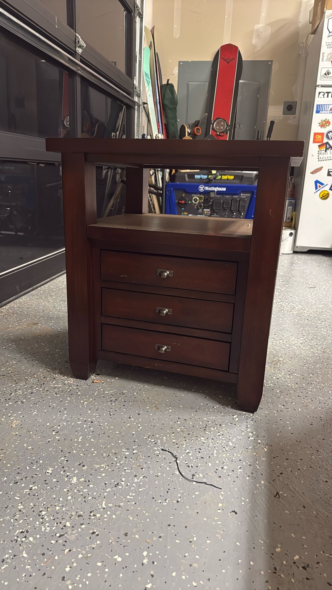 Pottery Barn, Three Drawer End Table