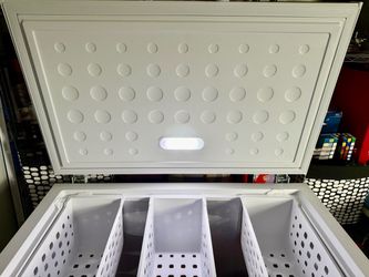 Chest Freezer with Interior Light and Baskets by Magic Chef