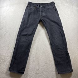 Vintage levis 501 Men’s Size 30x30 Black Faded 90s USA Distressed #2259