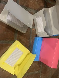 Index Card Holders
