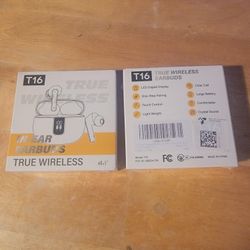 TRUE WIRELESS IN-EAR EARBUDS (New)