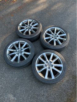 18” 5x114 Rims with Michilin PS4 All Season Tires