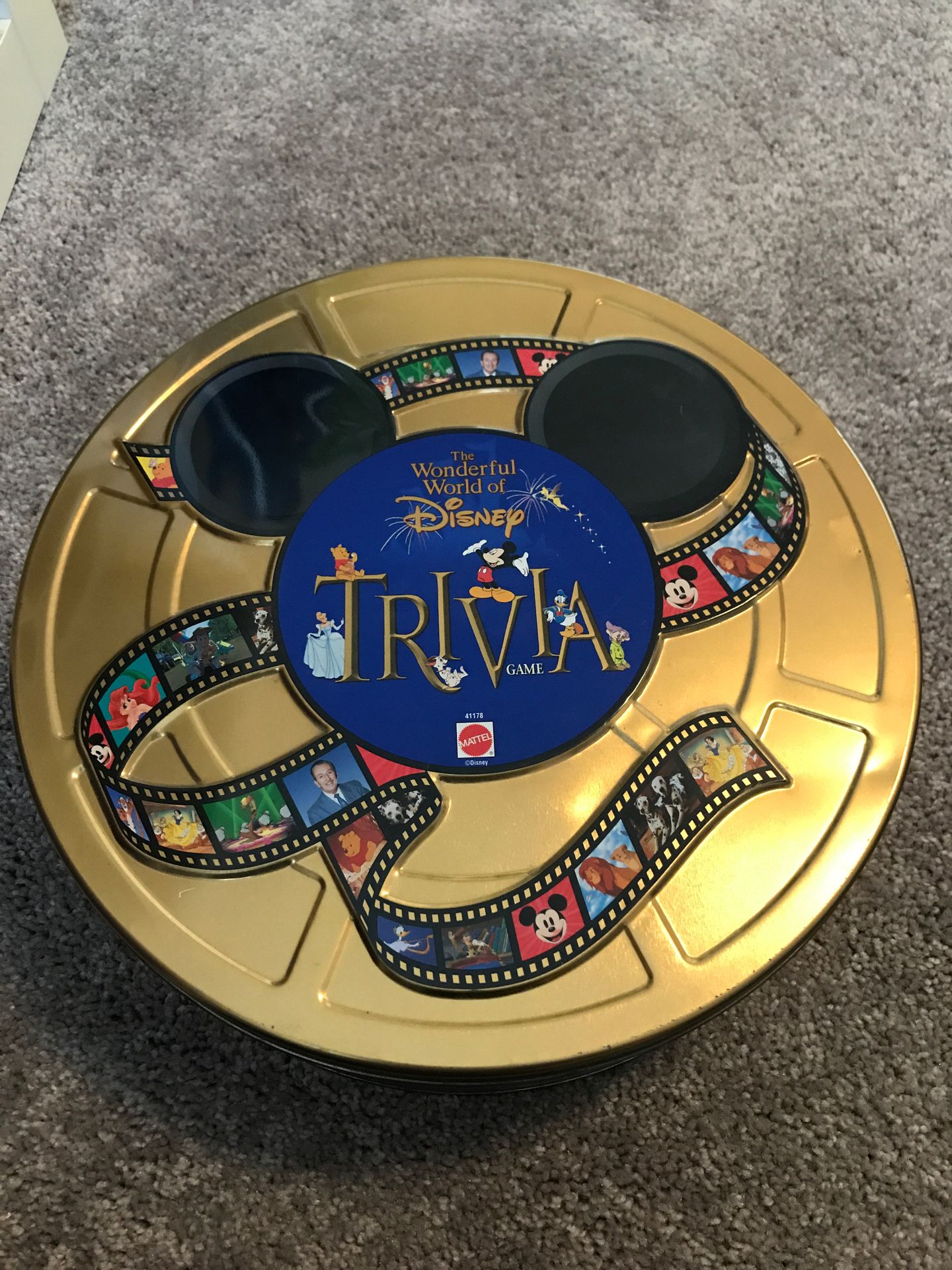 Disney Trivia Game in Collectible Tin