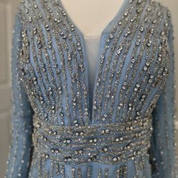 Elegant Light Blue Dress