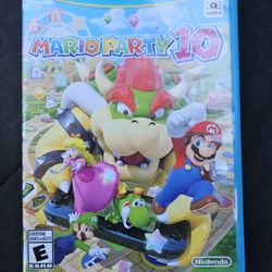 Complete Mario Party 10 Wii U Video Game Nintendo 