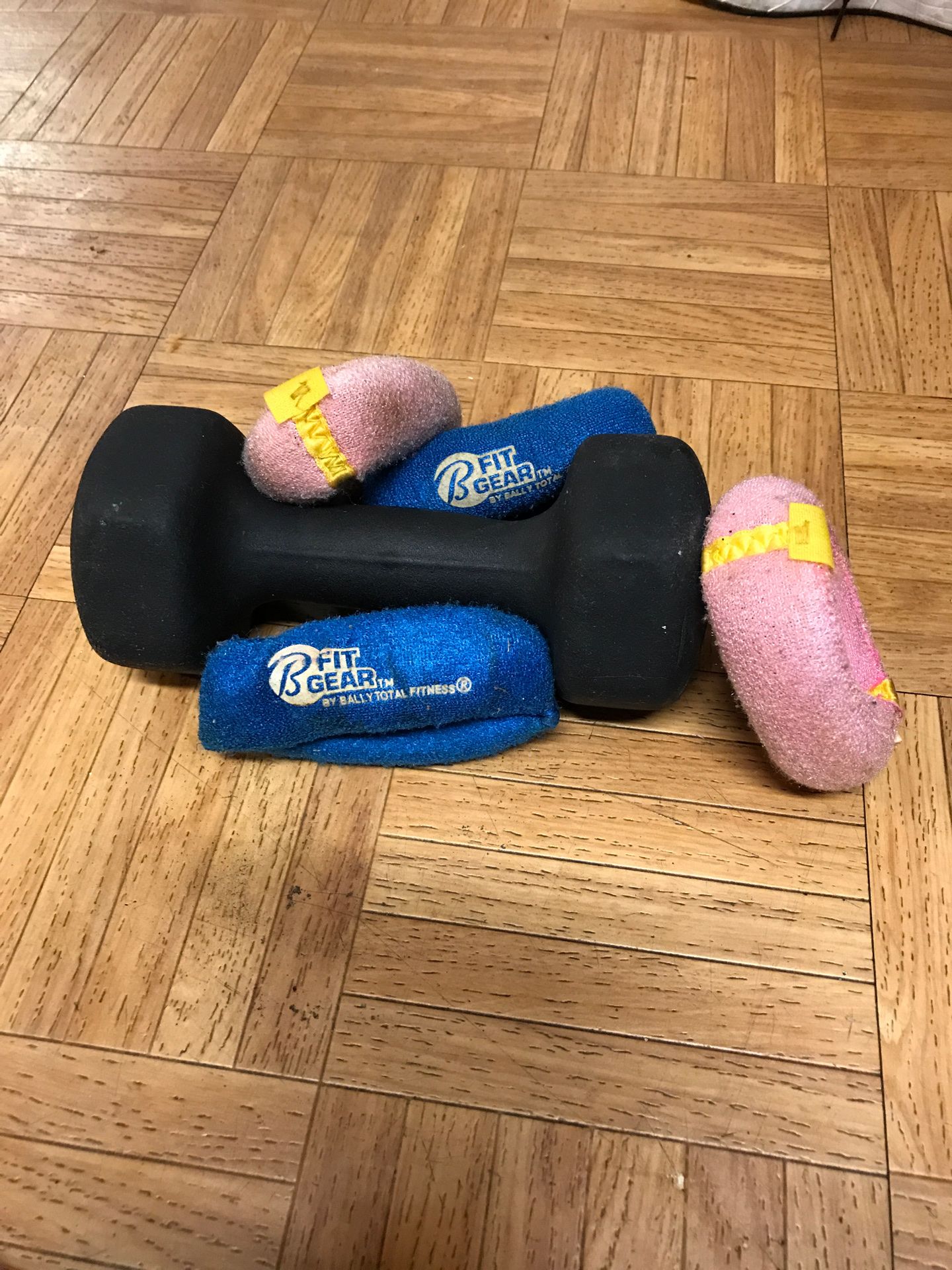 Wrist weights exercise, workout, fitness