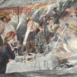 Renior's Luncheon Of The Boating Party on metal