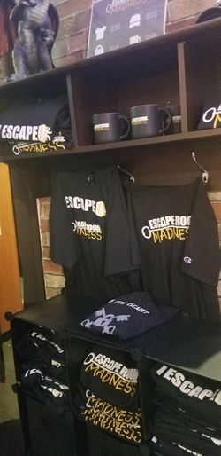 Escape room madness merchandise